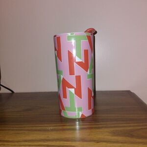 Teavana Pink And Green 10floz Tumbler